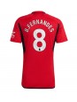 Manchester United Bruno Fernandes #8 Replika Hemmakläder 2023-24 Kortärmad